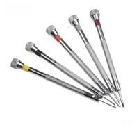 5-Piece Screwdriver Set for Watch Repair, Eyeglasses & Jewelry | Maintenance - Mini Flathead Tools with Color-Coded Tips (0.8/1.0/1.2/1.4