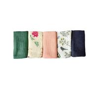 5 Piece Set Face Towel 4 Ply Soft Absorbent Square Towel for Babies Comfortable Washcloths for Newborn Toddler Unisex Face Towel