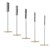 5-Piece Set of Drilling Brush, Drilling Brush, Boiler Brush, Round Wire Brush, Cylinder Brush, Furnace Tube Brush, Automotive Wire Brush Set, Brass Tube Brush (8mm, 12mm, 16mm, 20mm, 25mm)