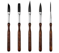 5 Piece Set with Various Brush Shapes and Sizes, Watercolour Brushes, Gouache Paint Brushes, Professional Artist Brushes for Watercolour Gradient Painting, Miniature Model Painting, Ceramic Decoratio