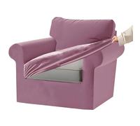 5 Piece Sofa Cover Set with Separate Cushions Stretchy Elastic Fit for 1 4 Seat Sofas Deep Wine Red Fabric Easy to Clean Stylish Protection