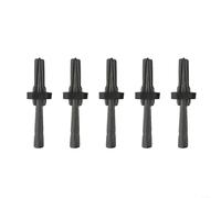 5-Piece Stone Wedge Set, 125 x 12 mm, Steel, Manual Rock Splitter and Concrete Wedge for Granite Marble Rock, Robust Hand Tool for Splitting Hard Stones in Construction and Garden