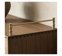 5 Piece Sturdy Brass Guard Railing Set for Wood Shelves 16 60 Inch Adjustable Closet Front Fence Durable Stopper Rods for Safety and Style