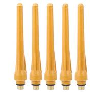 5 Piece TIG Welding Torch Back Cap Replacement Set Compatible with QQ150 TIG Welding Torches - Includes Long and Short Caps with Hard Plastic Housing and Brass Bolts - 5 Pack (QQ150 Long Tail)