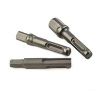 5-Piece to Hex Socket Driver Adapter Kit with /4", 3/8" and /2" Square Drive Sizes for Hammer Drills and Power Tools