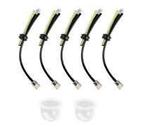 5-Piece Universal Fuel Line Kit for Strimmers and Lawnmowers, Includes Durable Fuel Hose Pipe with Air Filter and Primer Bulb - Compatible with Brushcutters, Hedge Trimmers, and Garden Tools