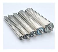 5-PieceRoller Set with Spring Replacement Pipe Rollers 2.4" 2" 1.5" 1.3" 1" Diameter for Woodworking Factory Logistics Conveyor Systems