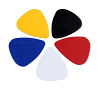5 Pieces 0.46mm Thin Guitar Picks Color Guitar Picks Heart Shape Random Color