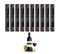 5 Pieces/10 Pieces Fermometer Self Adhesive Homebrew Home Brewing Beer Wine Temperature Reader