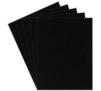 5 Pieces 1mm Felt Fabric 20 x 30 cm, Black Felt for Craft, Craft Materials for Sewing, DIY Crafting and Various Holiday Decorations