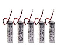(5-Pieces) 3.6V 2000mAh R88A-BAT01G Replacement Battery for ORMON, Accurax G5 Servo System, Absolute encoder PLC backup battery ER6V