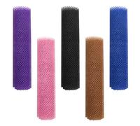 5 Pieces African Washing Mesh, African Mesh Sponge, African Bath Sponge, Exfoliating Mesh, Back Scrubber For Shower, Loofah, Shower Mesh
