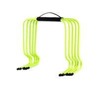 5 Pieces Agility Hurdles Athletic Strength Training Speed Hurdles Obstacle Equipment PP Material Suitable for Soccer Physical Education, 50CM