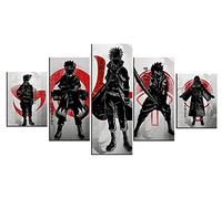 5 pieces Anime Canvas Wall Art Posters HD Print Painting Decoration Pictures Modern for Living Bathroom Dining Room Home Decor Unframed