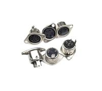 5 pieces/batch S terminal 3/4/5/6/7/8P pin/core male connector female connector plug computer keyboard mouse socket(DIN Iron shell,5P)