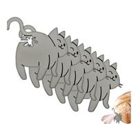 5 Pieces Bread Bag Clip, Funny 3D Printed Cat Butt Bread Clip, Breads Ties, Food Bag Holder, Chip Clips, Animal Shaped Kitchen Accessories for Cat Lovers