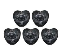 5 Pieces Car Air Freshener Gorilla on The Ground Printed Car Aromatherapy Tablets Scented Cards Hanging Scented Cards Rearview Mirror Pendant