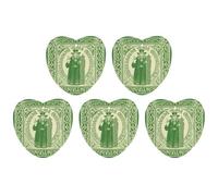 5 Pieces Car Air Freshener Irish Blessing St Patrick's Day Printed Car Aromatherapy Tablets Scented Cards Hanging Scented Cards Rearview Mirror Pendant
