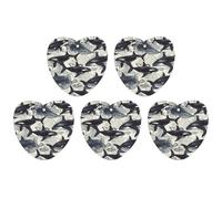 5 Pieces Car Air Freshener Killer Whale Printed Car Aromatherapy Tablets Scented Cards Hanging Scented Cards Rearview Mirror Pendant