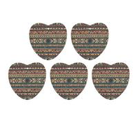 5 Pieces Car Air Freshener Native American Printed Car Aromatherapy Tablets Scented Cards Hanging Scented Cards Rearview Mirror Pendant