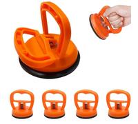 5 Pieces Car Dent Puller Dent Remover Tool for Car Suction Cups Dent Repair Kit Dent Puller Suction Cup for Body Depressions Window Glass Ceramic Tiles Screens(Orange)