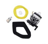 5 Pieces Carburetor Air Filter Kit for Mantis 7940 7268 7264 Tiller 25cc Engine Replacement Parts with Fuel Line for PRIMER Bulb for Garden Lawn Maintenance