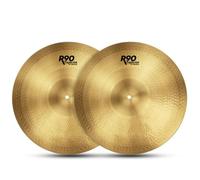 5 Pieces Cymbal Set Drum Cymbals Crash Ride Brass Material Clear Response Hand Hammered Look Suitable for Drum Lessons Home Playing, style to 4