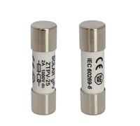 5 Pieces DC Fuse Link 2-30A 1000V Fusible 10x38mm GPV Solar PV for System Protection BX0234(10A)