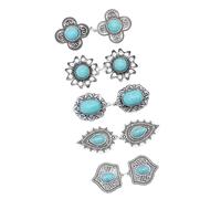 5 Pieces Elegant Folk Art Inspired Pin Badges Lightweight Sturdy Retro Fashion Accessories for Daily Use and Gifts Vintage Brooches
