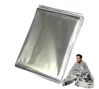 5 Pieces Foil Blankets 160x210cm Blanket Thermal Portable Tear Resistant Survival Blankets Extreme Cold For Survival Gear And Equipment Outdoors Hiking Marathons
