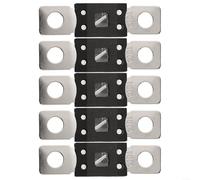 5 Pieces For MEGA Fuses 60A to 300A with 70V for 48V Systems Car Fuse Pack for Effective Electrical Protection (100A)