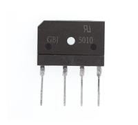 5 Pieces GBJ5010 50A 1000V Bridge Rectifier Diode Glass Passivated Single Phase Diode