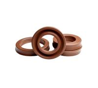5 Pieces ID 8mm Heat-Resistant FKM UN-Type Hydraulic Oil Seals for Piston Rod, OD 16mm, Height 6mm, 8x16x6mm