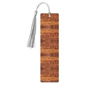 5 Pieces Industrial Bookmarks with Brick Wall Background Printing, Cute Wooden Bookmarks for Men Women, Unique Book Mark for Reading, Ideal Gift