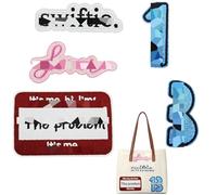 5 Pieces Iron on Patches Embroidered Patches Sew on or Iron on Sew on Patches and Badges Pop Singer Patches Fan Iron on Patches for Clothes Pants Hat Jeans Sewing