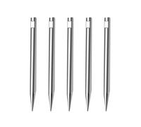 5 Pieces Jewelry Crafting Tools Carbon Steel Hole Puncher Stamping Equipment Multipurpose Gold Silver Punching Needle Metal Hole Punching Tool