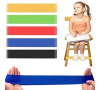 5 Pieces Kids Chair Elastics, Fidget Seat Straps, Colorful Bands for Flexible Yoga Chair, Elastic Calisthenics Stretch, Foot Bands Chair Fidget Bands, Ideal for ADHD