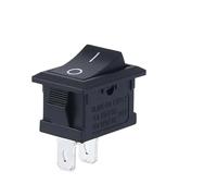 5 pieces/lot KCD1 4-pin 21 * 15mm switch boat rocker switch 6A/250V AC 10A/125V AC with red, blue, green and yellow light switch(2PIN BlACK)