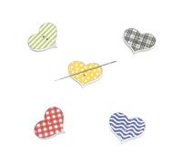 5 Pieces Magnetic Needle Minder Cute Needle Holders Magnet Needle Keeper Magnetic Pincushions for Embroidery Cross Stitch Love Heart