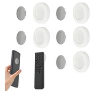 5 Pieces Magnetic Remote Control Holder Wall Mount 18 mm Self-Adhesive TV Remote Holder No Drill Remote Storage Magnetic Organizer Storage Stand Strong Magnet Space-Saving, White