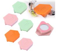 5 Pieces Magnetic Sewing Guide, Detachable Magnetic Seam Guide for Sewing Machines, Multifunctional Polygonal Magnetic Sewing Accessories and Supplies
