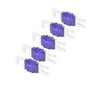 5 Pieces Mini ANL Bolt Fork Fuse Kit Car Bolt Fork Fuse Car Audio Circuit Breaker for 12V/24V/32V Car Boat Truck Audio Protected circuits (Color : Violet)