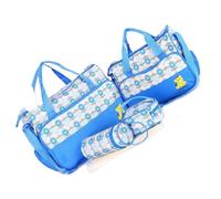 5 Pieces Mom Bag Portable Strollers Hanging with Diaper Charnging Pad Practical Designing for Shopping and Travel New Mom Hospital