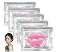 5 Pieces of Collagen Crystal Lip Mask Nourish, Lip Masks Set, Moisturizing Nourishing, Protect Lips, Resist Aging, Exfoliate Skin, Prevent Chapped and Dry Skin and Other Problems