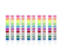 5 Pieces of Colorful Sticky Sticky Stickers, Write Label Stickers, Classified Index Stickers, and Waterproof and Sticky Label Stickers.