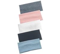 5 Pieces Of Knitted Headbands, Elastic Headbands, Solid Color Simple Headbands, Sports And Fitness Headbands, Clothing Accessories