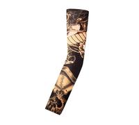 5 pieces of men's and women's universal flower arm tattoo sunscreen arm guards for summer cycling and driving ice silk(156)