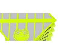 5 Pieces of Safety Reflective Stickers with Frog Pattern, Stroller Mounting Stickers, Bicycle Reflectors, Personalized Creative Accessories, Suitable for Night Travel