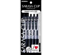 Zebra Pen Gel Ballpoint Pen Sarasa P-JJ15-BK5 Clip 0.5 mm Black 5 pieces (Japan import)