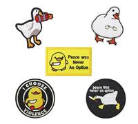 5 Pieces Patch Patch, Cute Cartoon Duck Patch, Funny Patch, Badge Embroidery Patch